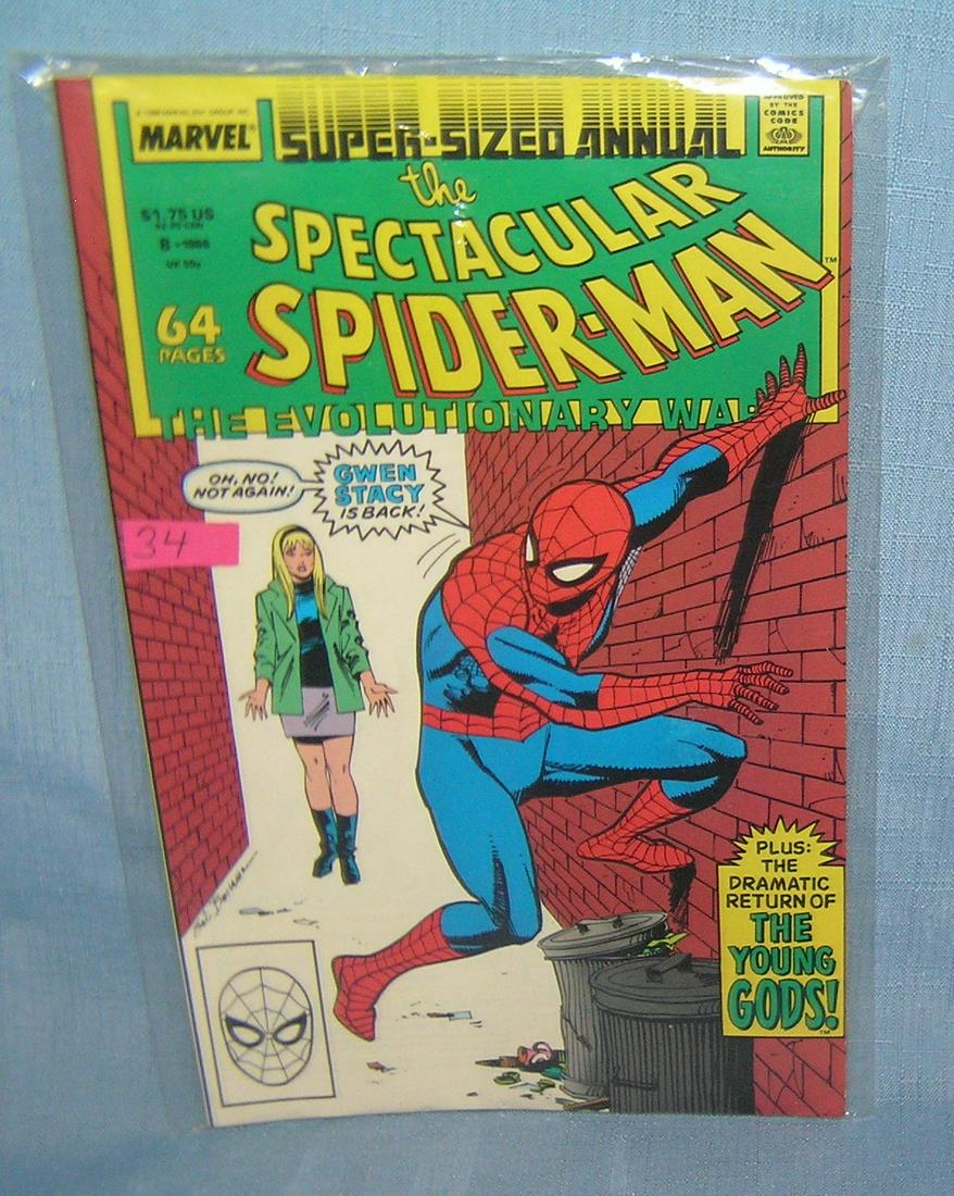 Vintage Spiderman oversized special issue comic book: Vintage Spiderman oversized special issue comic book mint old dealer store stock never distributed est. value $30.00-$35.00