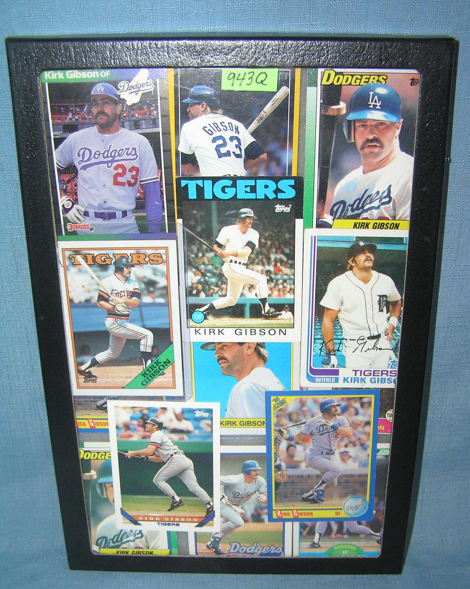 Vintage Kirk Gibson all star baseball cards: Collection of vintage Kirk Gibson all star baseball cards est. value $25.00-$30.00