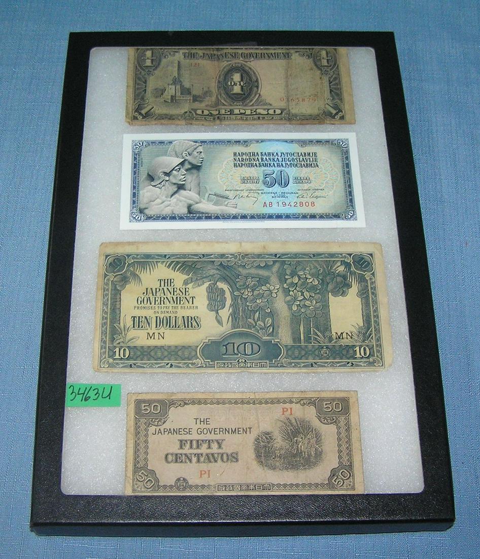 Group of vintage World currency: Group of vintage World currency est. value $75.00-$80.00