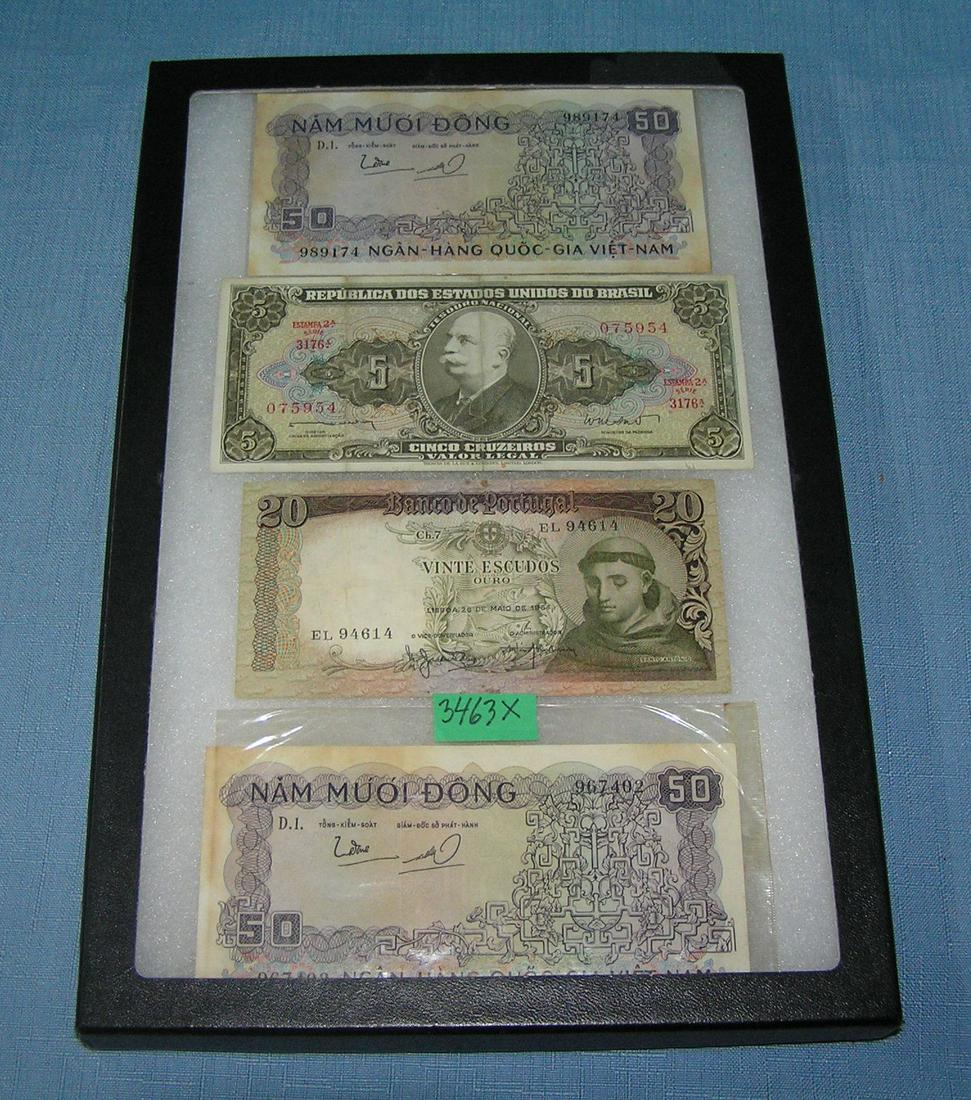 Group of vintage World currency: Group of vintage World currency est. value $75.00-$80.00