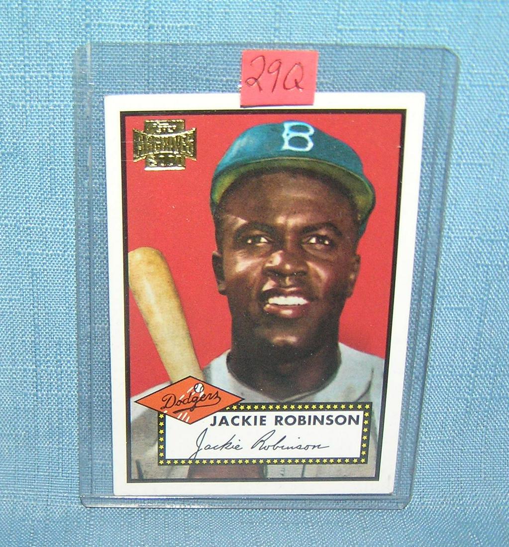 Jackie Robinson all star retro baseball card: Jackie Robinson all star retro baseball card est. value $25.00-$30.00