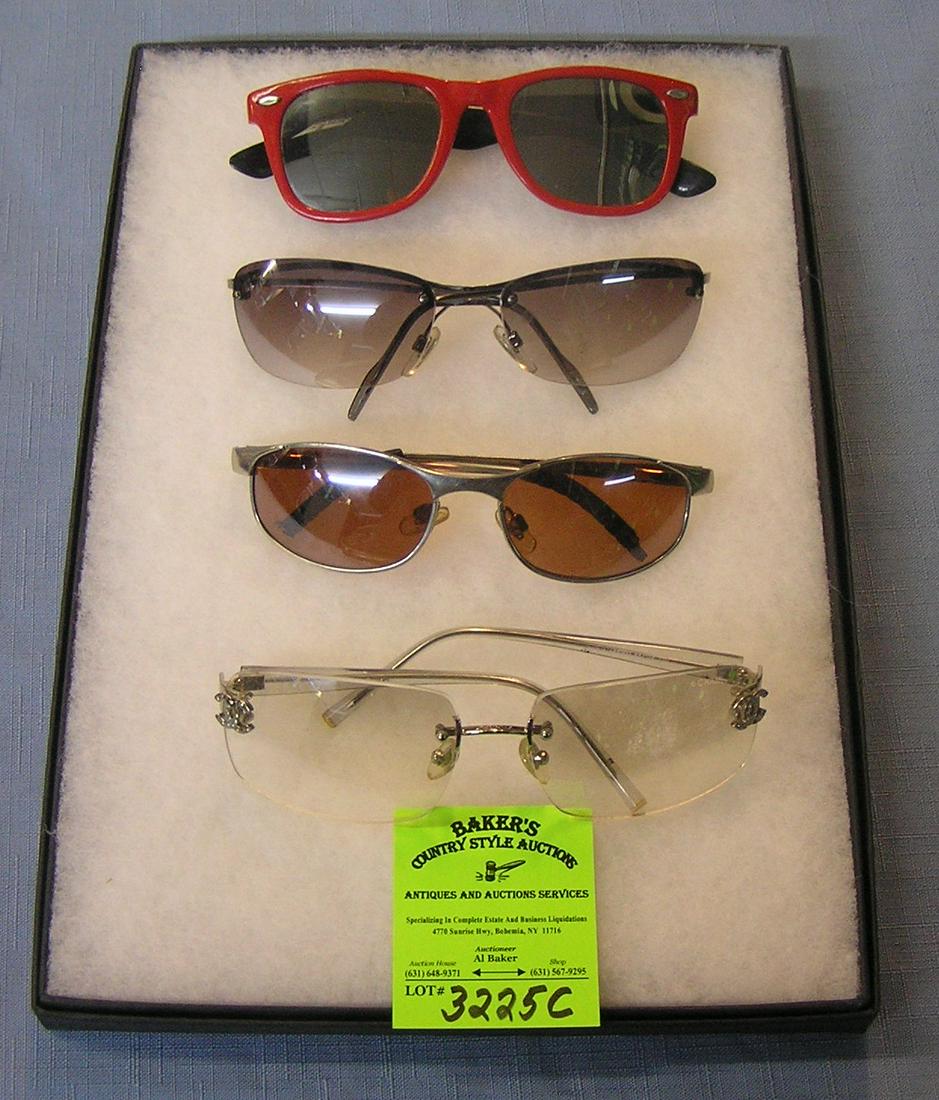 Group of vintage eyewear: Group of vintage eyewear including Chanel, Pirhana and more est. value $150.00-$200.00