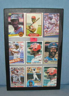 George Foster all star baseball cards: Collection of vintage George Foster all star baseball cards est. value $75.00-$100.00