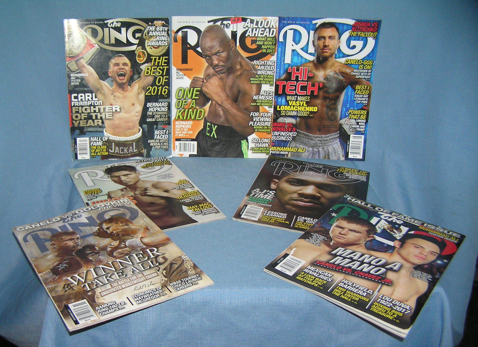 Group of modern Ring boxing magazines: Group of modern Ring boxing magazines est. value $35.00-$40.00