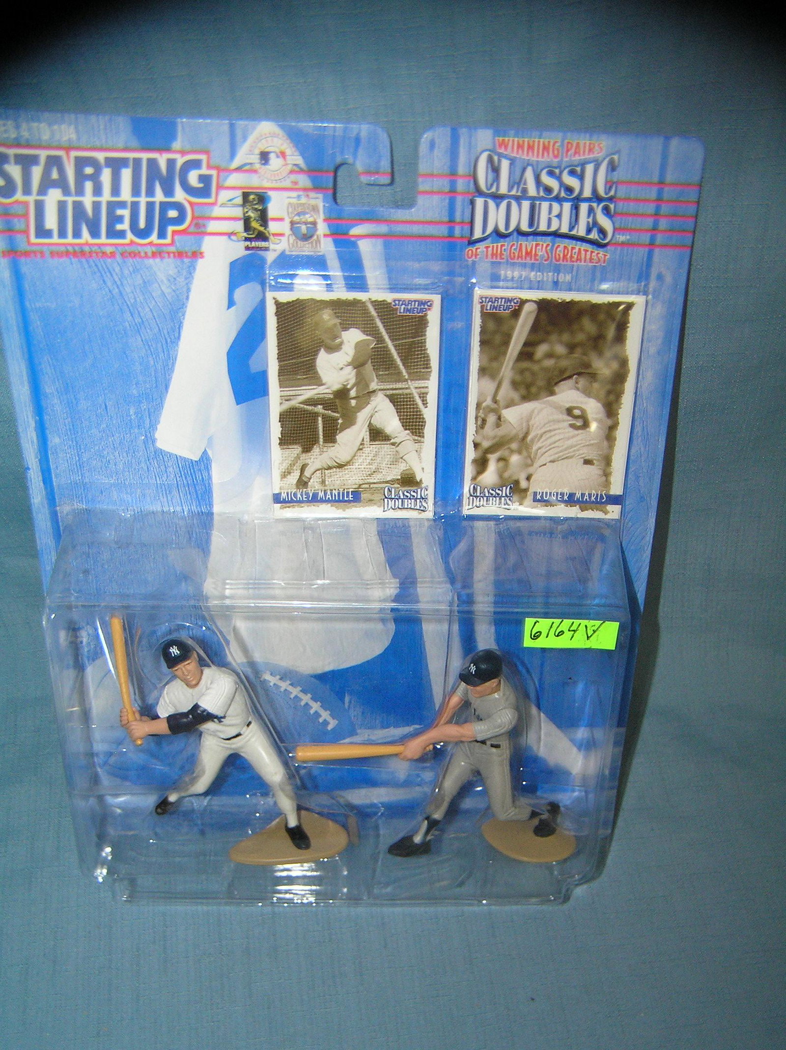 Mickey Mantle and Roger Morris vintage baseball figure: Mickey Mantle and Roger Morris vintage baseball figure sports est. value $25.00-$30.00