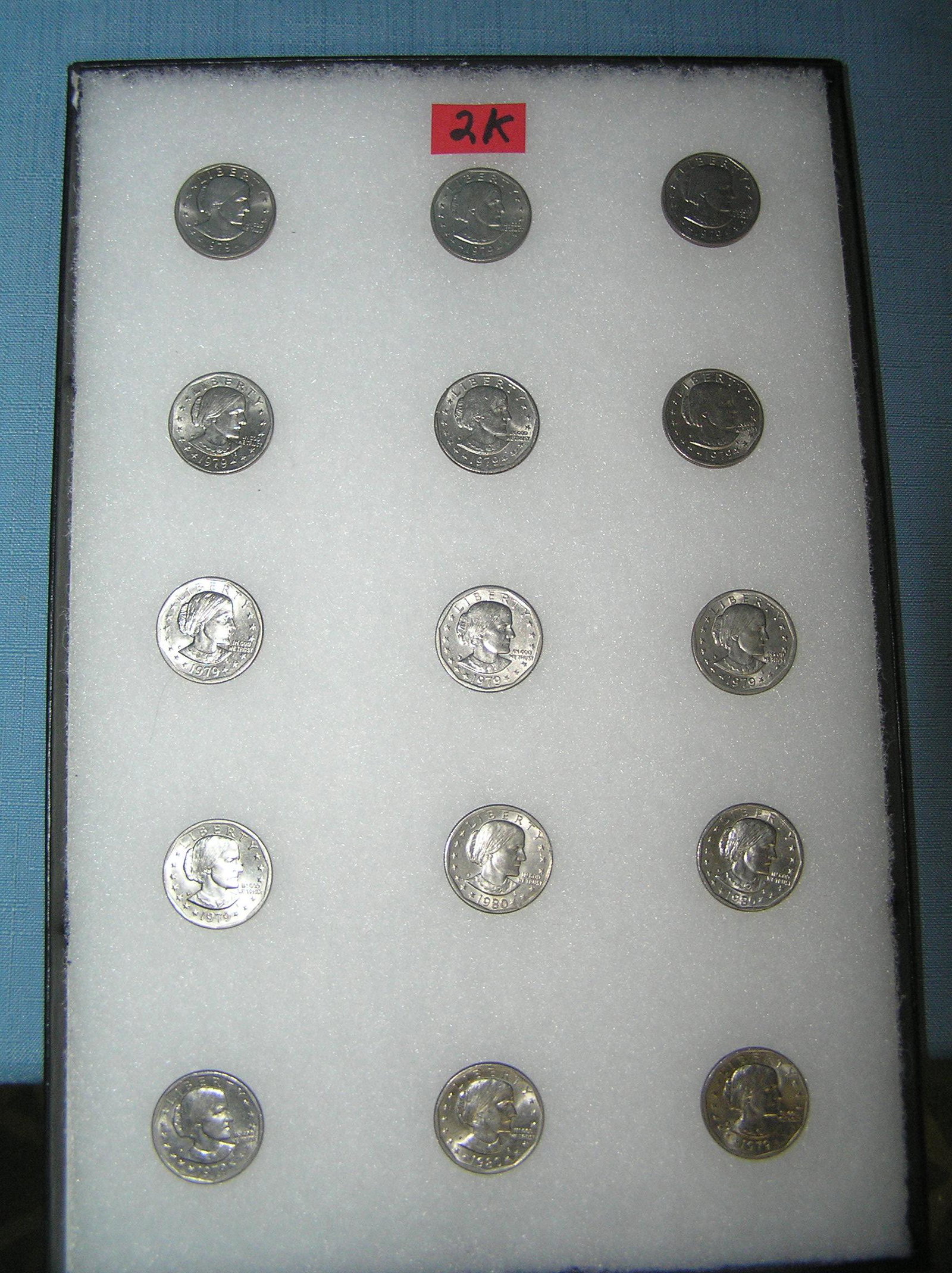 Large collection of Susan B Anthony one dollar coins: Large collection of Susan B Anthony one dollar coins est. value $50.00-$60.00