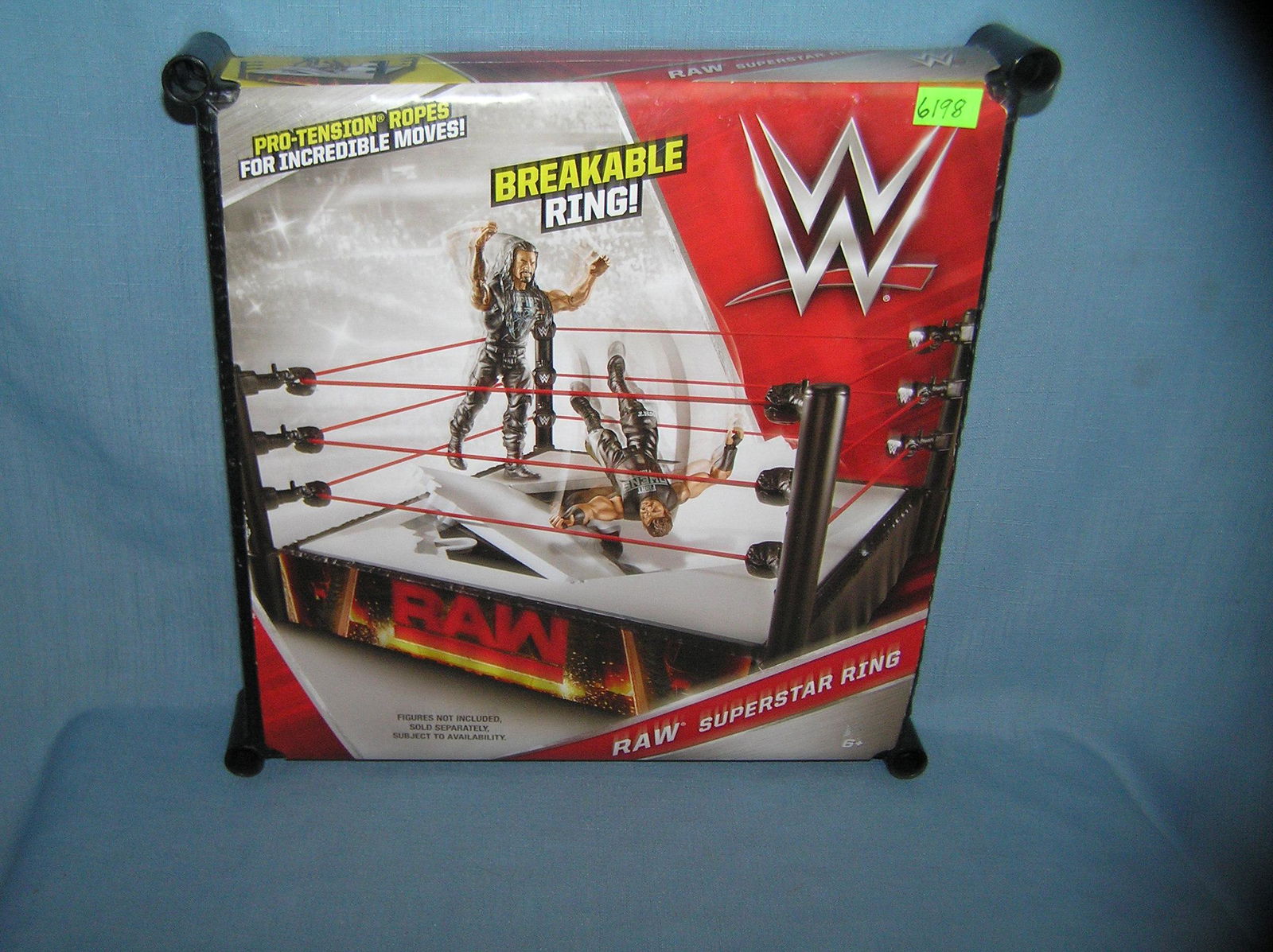 RAW wrestling federation break away ring: RAW wrestling federation break away ring mint in box est. value $25.00-$30.00