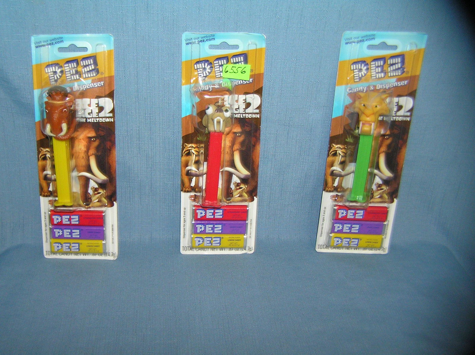 Group of vintage Ice Age 2 PEZ: Group of vintage Ice Age 2 PEZ est. value $30.00-$35.00