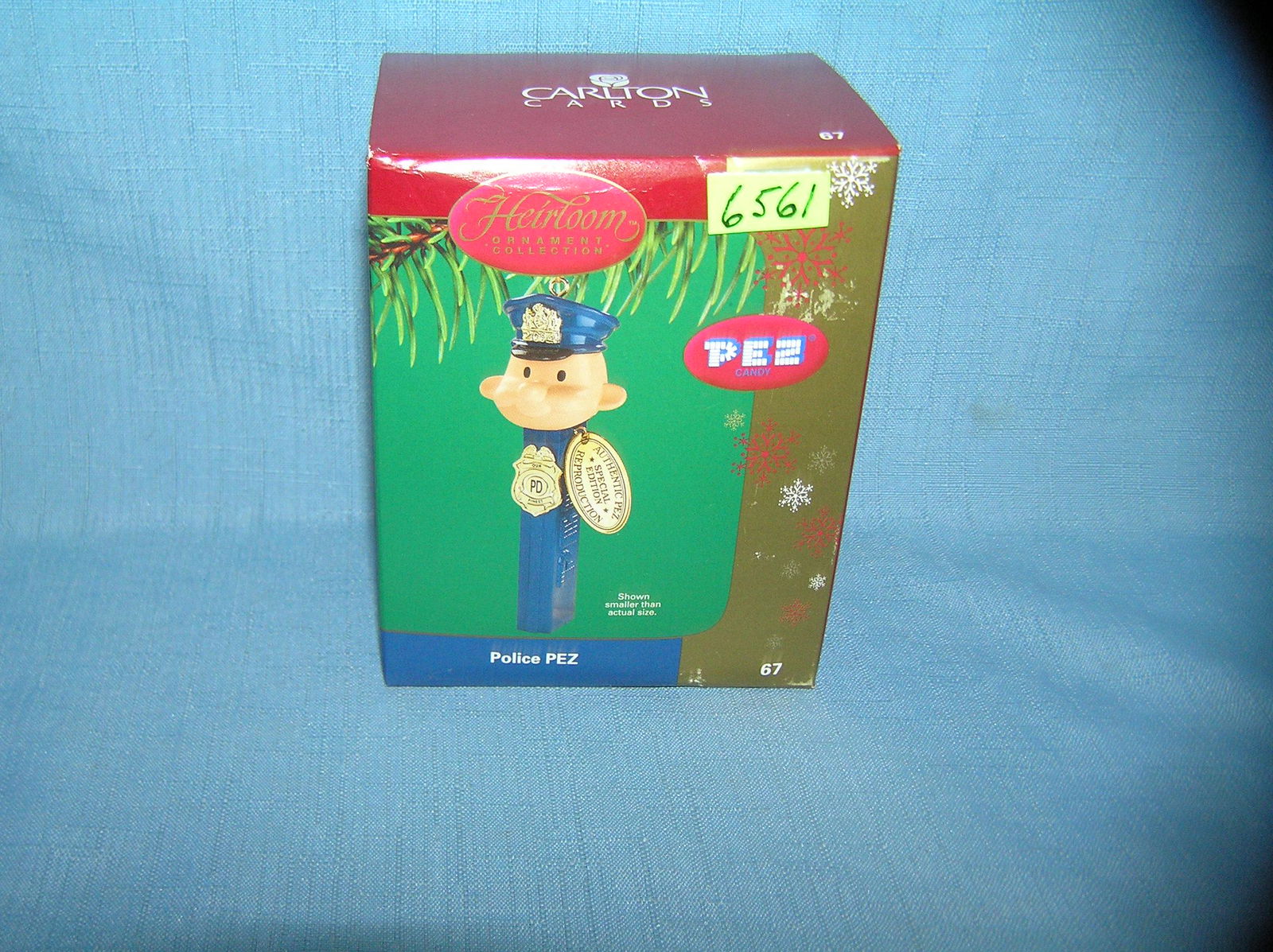 Vintage Policeman PEZ candy container: Vintage Policeman PEZ candy container, with original box est. value $20.00-$25.00