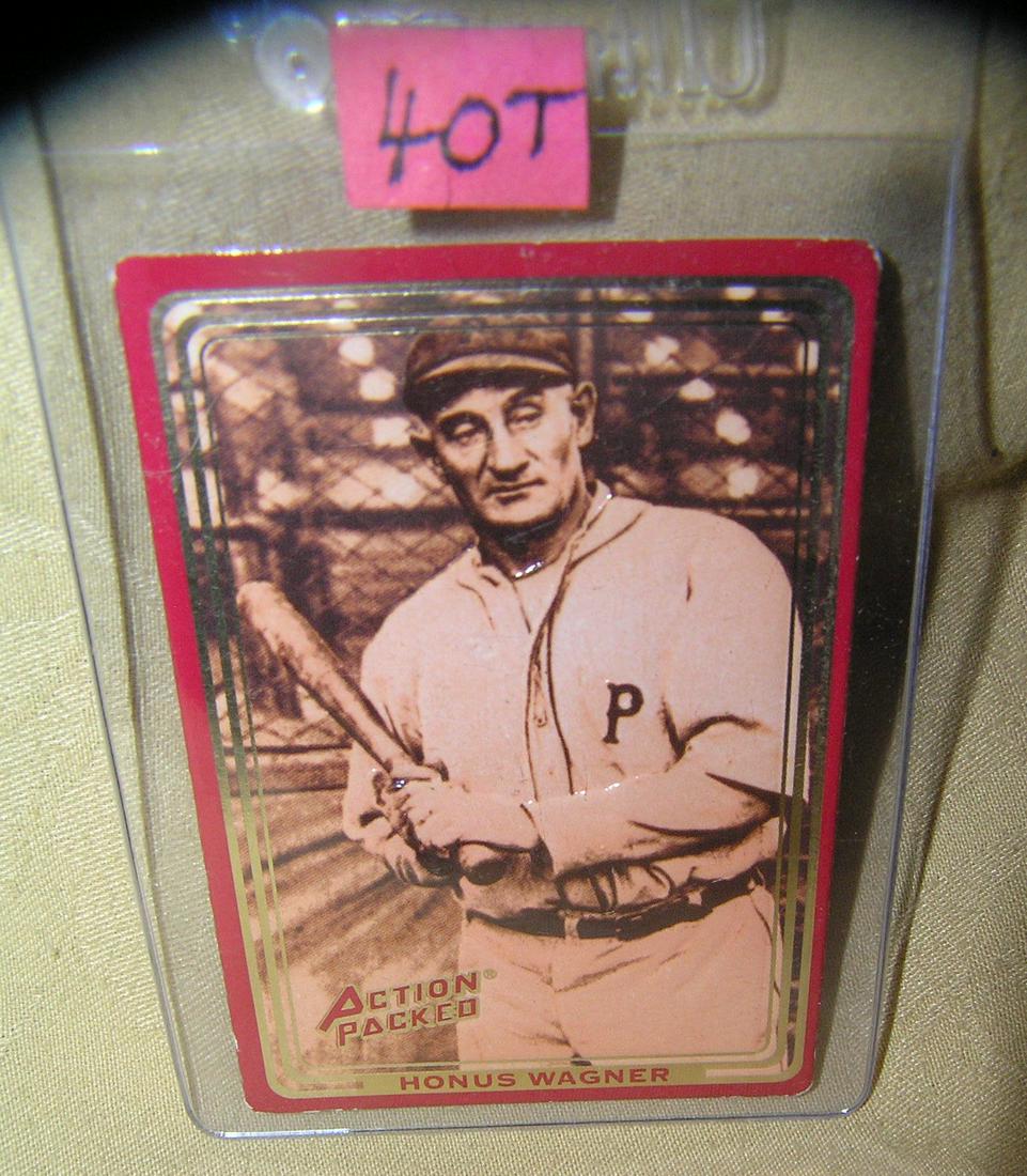 Honus Wagner retro style baseball card: Honus Wagner retro style baseball card est. value $25.00-$30.00