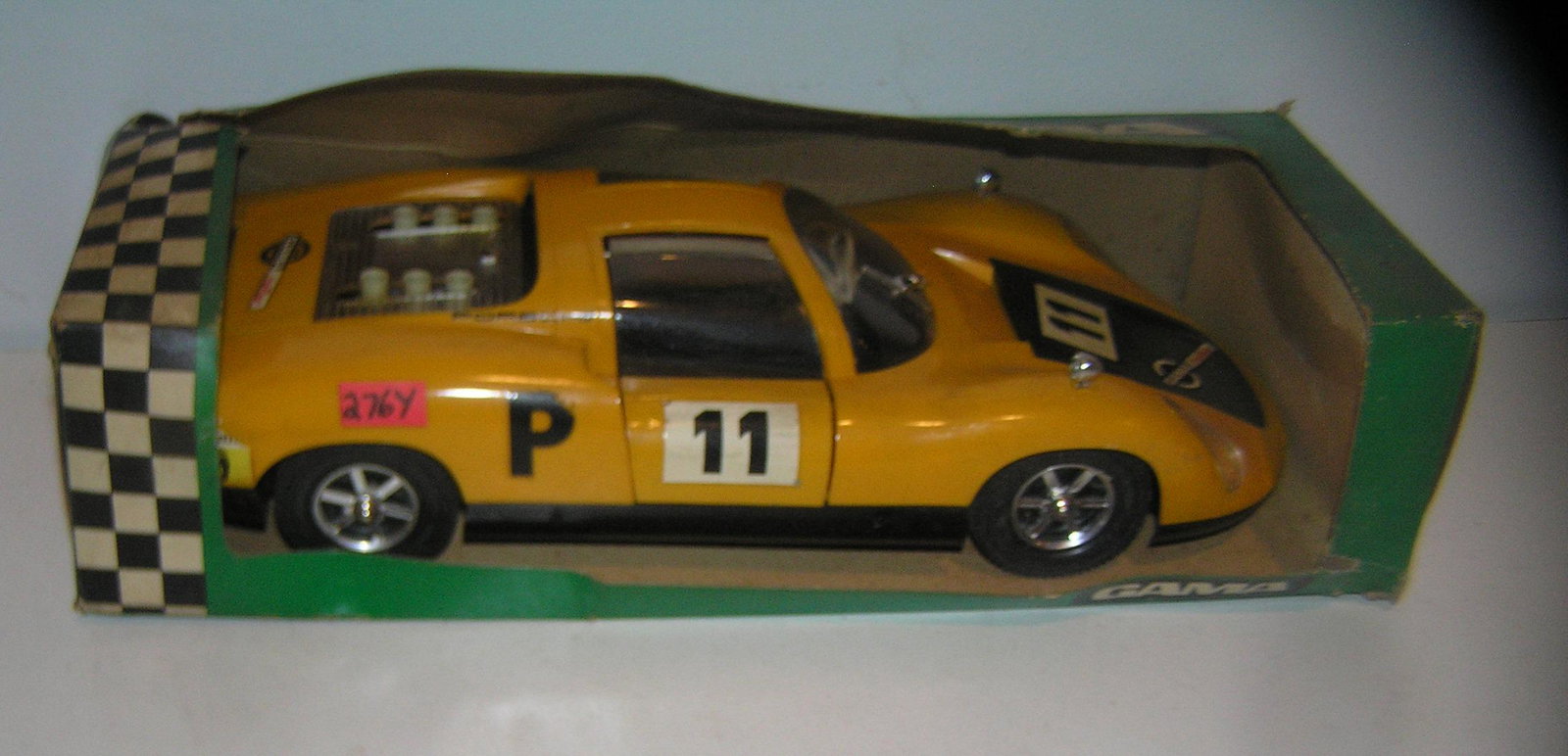 Porsche race car by Gama with original box: Porsche race car by Gama with original box est. value $80.00-$100.00