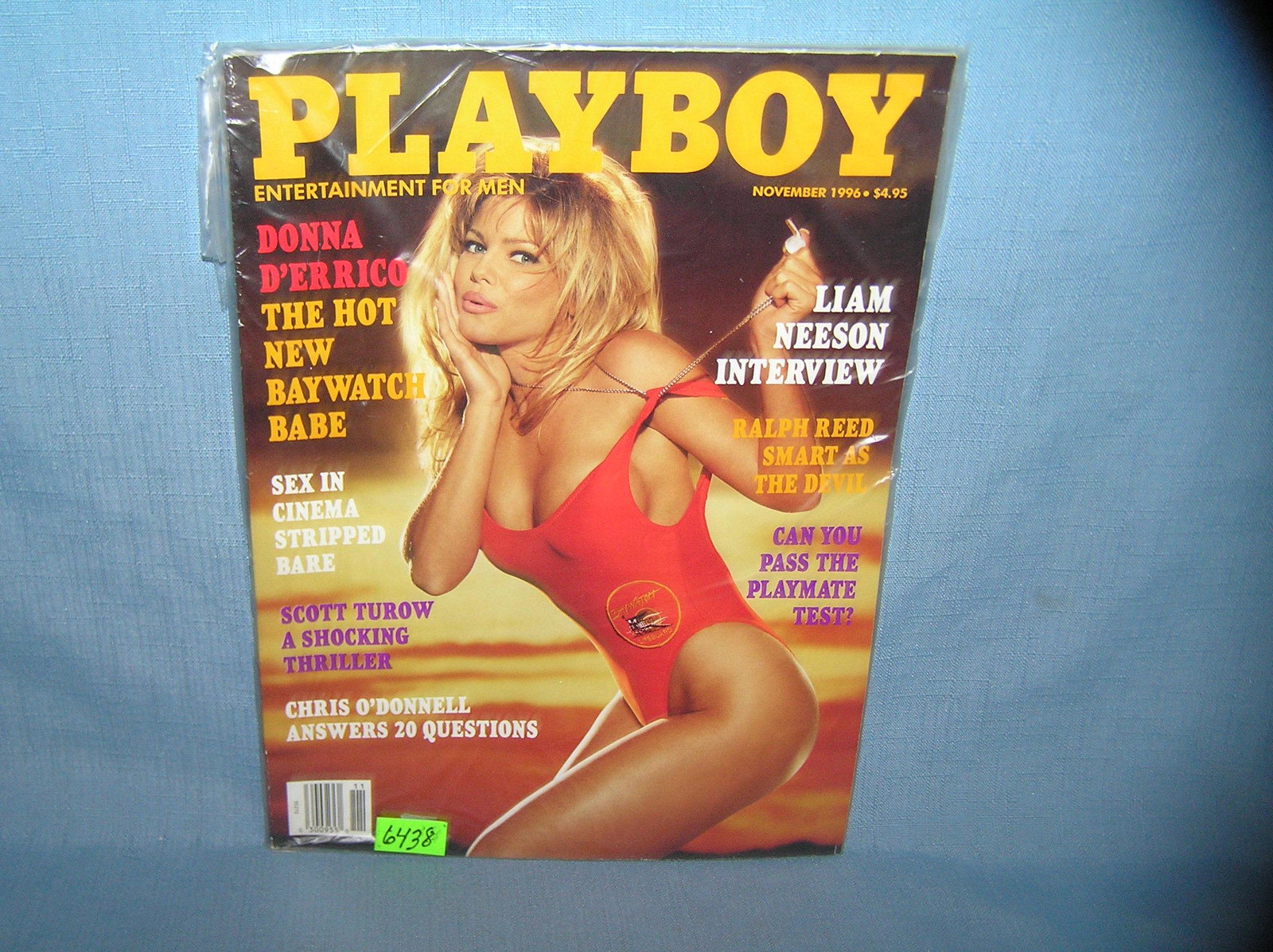 Vintage Donna D'rerrico Bay Watch girl Playboy issue: Vintage Donna D'rerrico Bay Watch girl Playboy issue est. value $25.00-$30.00