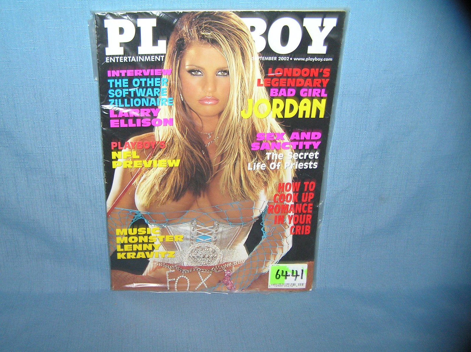 Vintage Jordan London's bad girl Playboy issue: Vintage Jordan London's bad girl Playboy issue est. value $25.00-$30.00