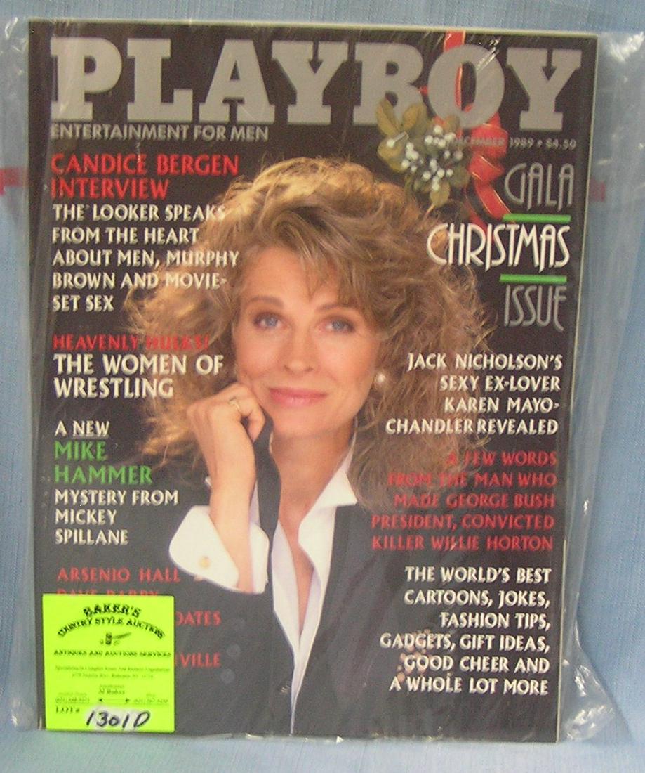 Playboy magazine featuring Candice Bergman: Vintage Playboy magazine featuring Candice Bergman est. value $25.00-$30.00