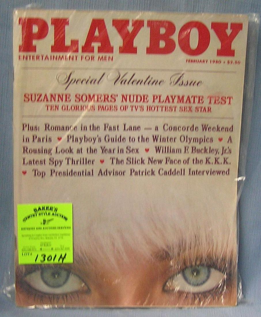 Playboy magazine featuring Suzanne Somers: Vintage Playboy magazine featuring Suzanne Somers est. value $25.00-$30.00