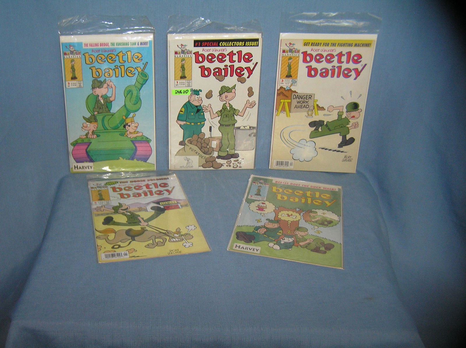 Beetle Bailey issues 1, 2, 3, 4, 6 comic books: Beetle Bailey issues 1, 2, 3, 4, 6 comic books est. value $35.00-$40.00