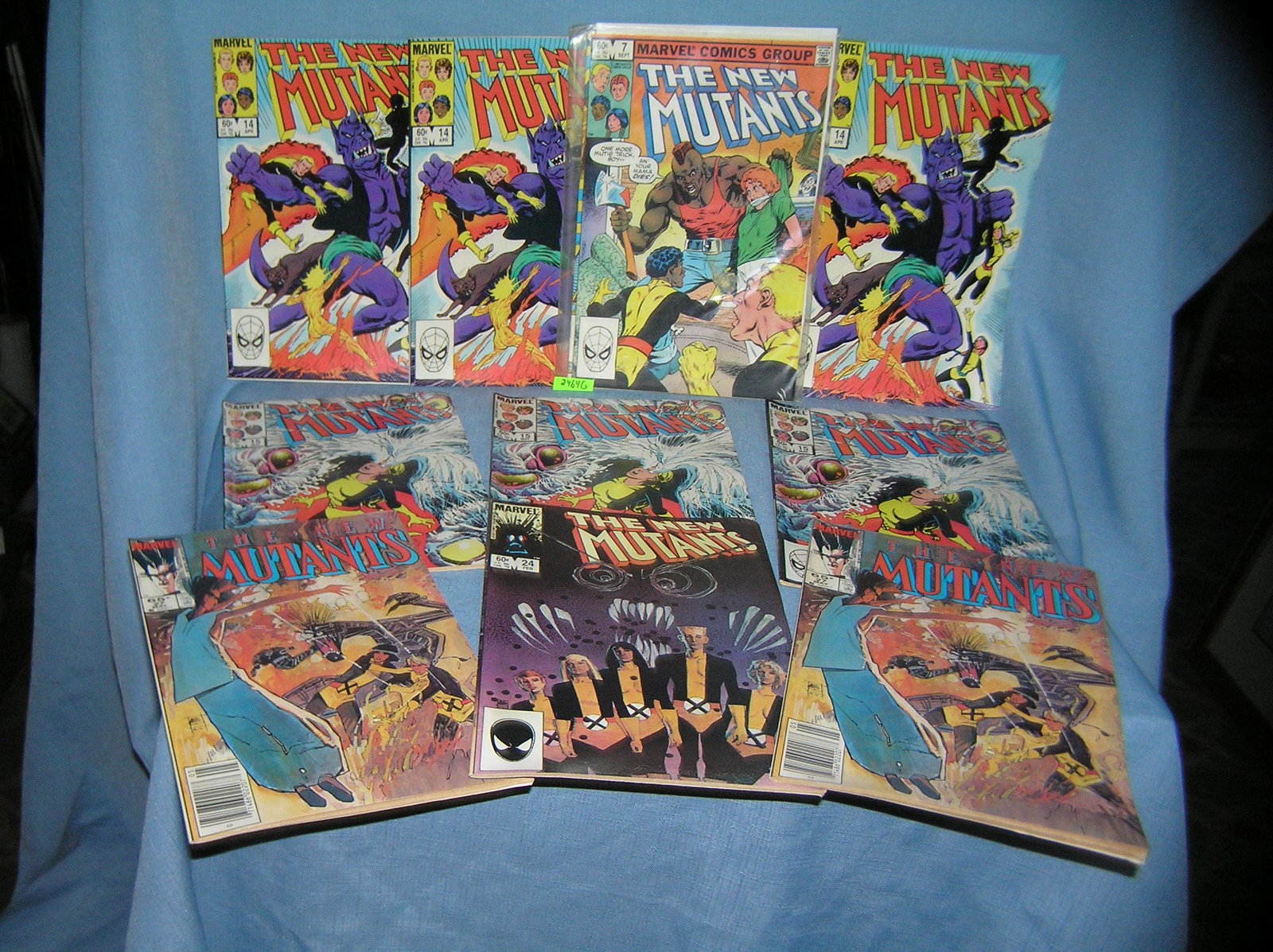 Collection of the new mutants comics: Collection of the new mutants comics, mint old dealer store stock est. value $75.00-$80.00