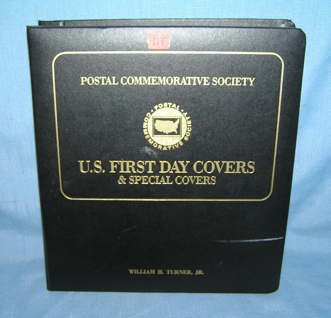 US first day stamps and cover collection: US first day stamps and cover collection housed in a collector's album est. value $150.00-$200.00