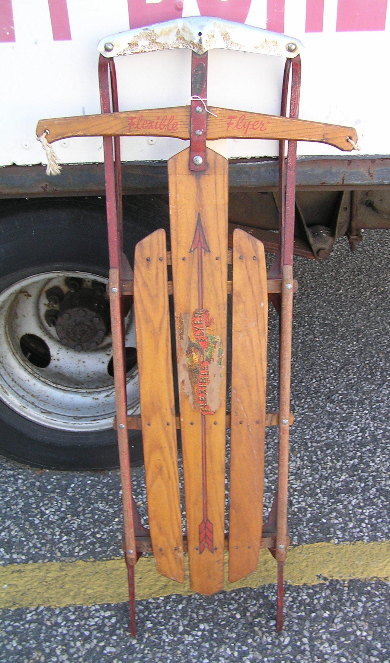 Antique Flexible Flyer sled May 18, 2020 Baker's Antiques and