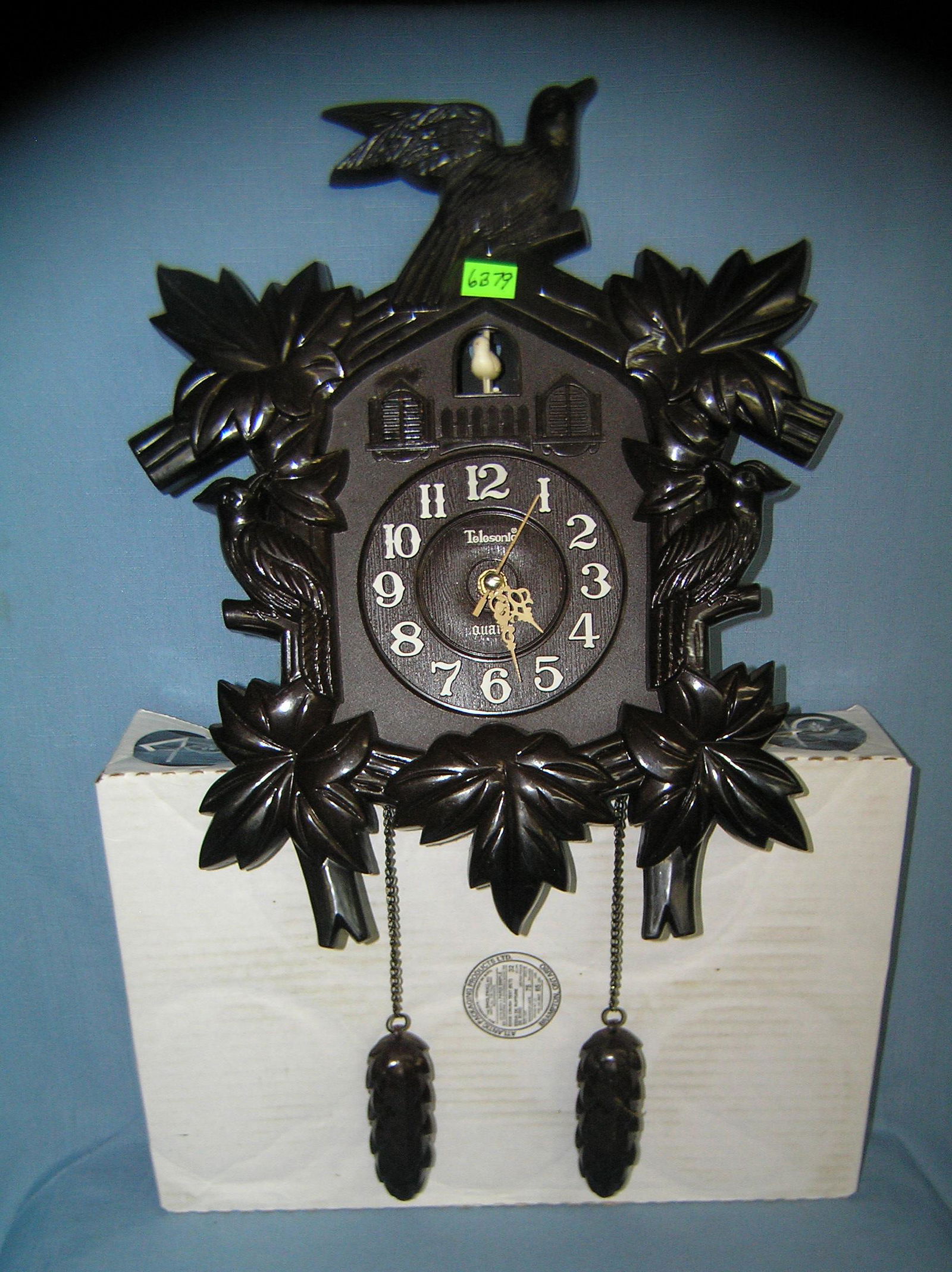 Hard plastic coo coo clock art wall decoration: Hard plastic coo coo clock art wall decoration est. value $40.00-$50.00