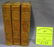 Group of three antique leather bound books