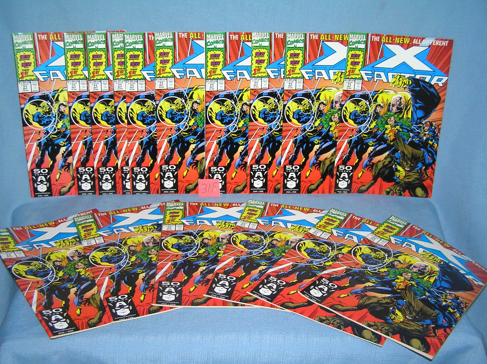 Large group of vintage Marvel X Factor comic books: Large group of vintage Marvel X Factor comic books all mint oldealer store stock est. value $40.00-$50.00