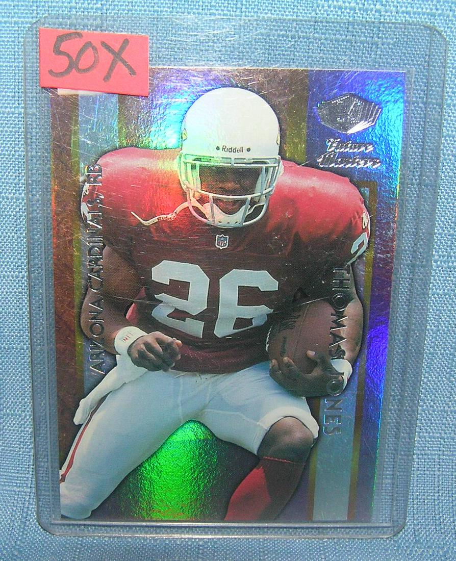 Thomas Jones rookie football card: Thomas Jones rookie football card