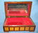 Early folk art hand made jewelry box - 4