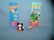 Group of vintage Disney PEZ candy containers and toys