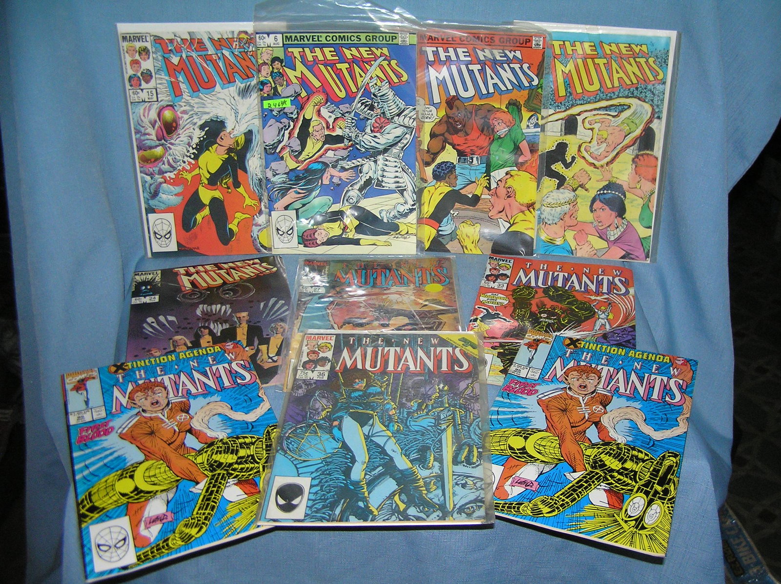 Collection of the new mutants comics: Collection of the new mutants comics, mint old dealer store stock est. value $75.00-$80.00