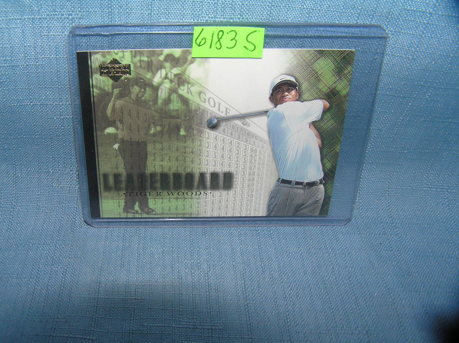 Vintage Tiger Woods golf card: Vintage Tiger Woods golf card est. value $25.00-$30.00