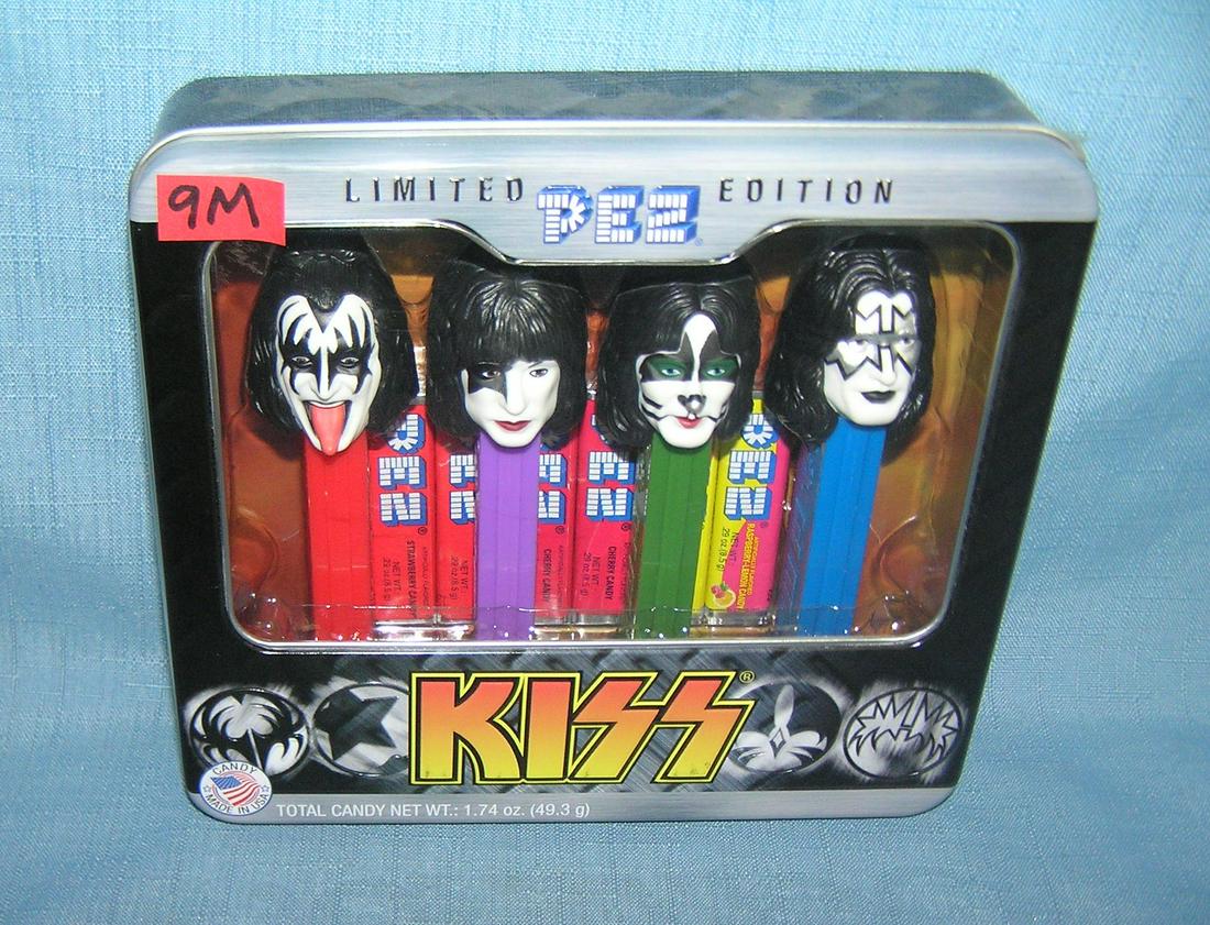 Kiss character Pez collection limited edition: Kiss character Pez collection limited edition in collector's tin est. value $50.00-$65.00