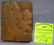 Antique printing block of milk delivery man & young boy