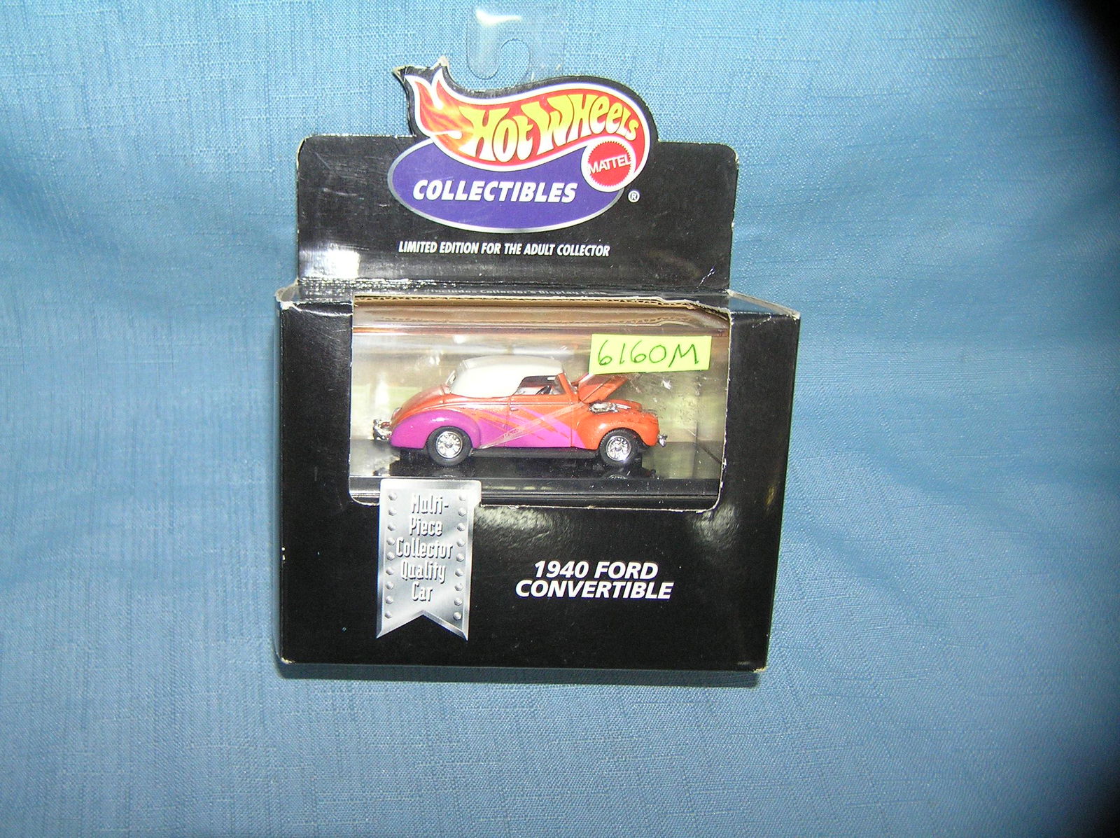 Vintage Hot Wheels 1940 Ford convertible die cast car: Vintage Hot Wheels 1940 Ford convertible die cast car mint in box est. value $20.00-$25.00