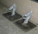 Pair of figural horse head hitching posts - 3