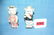 2 of the 3 little pigs signed W. Disney bisque figures