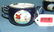 Antique 8 pc enameled porcelain over metal tea set - 2