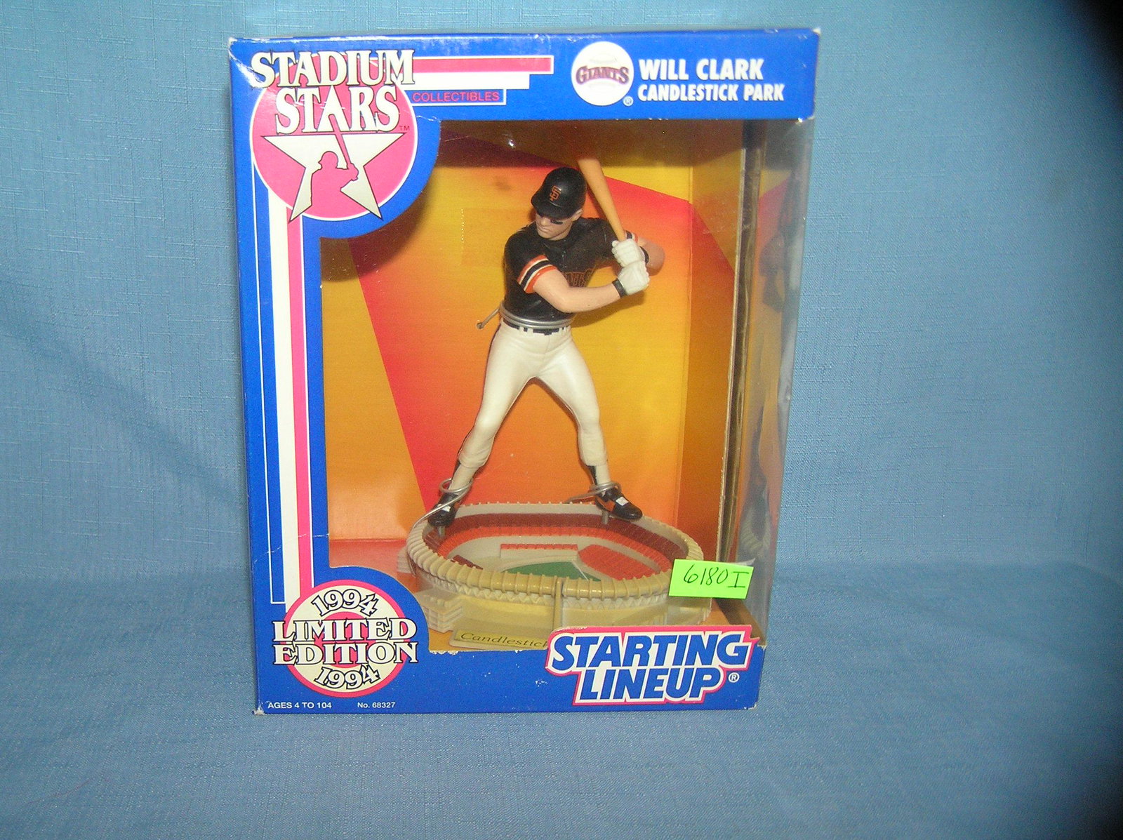 Vintage Will Clark baseball sports figure: Vintage Will Clark baseball sports figure mint in original box est. value $30.00-$40.00