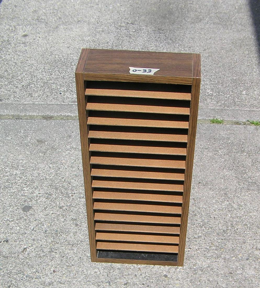 Walnut storage box with dividers: Walnut storage box with dividers est. value $20.00-$25.00