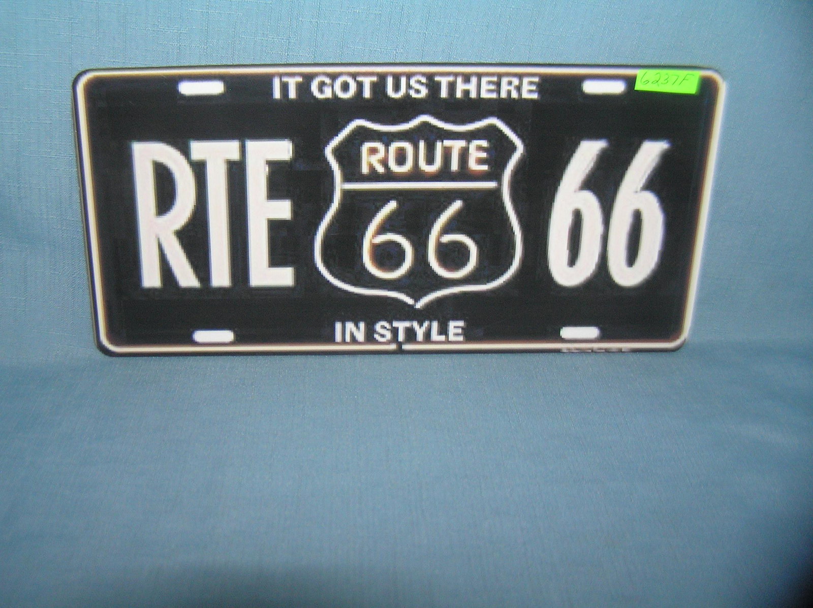 Route 66 License plate size wall or car advertising: Route 66 License plate size wall or car advertising sign est. value $25.00-$30.00