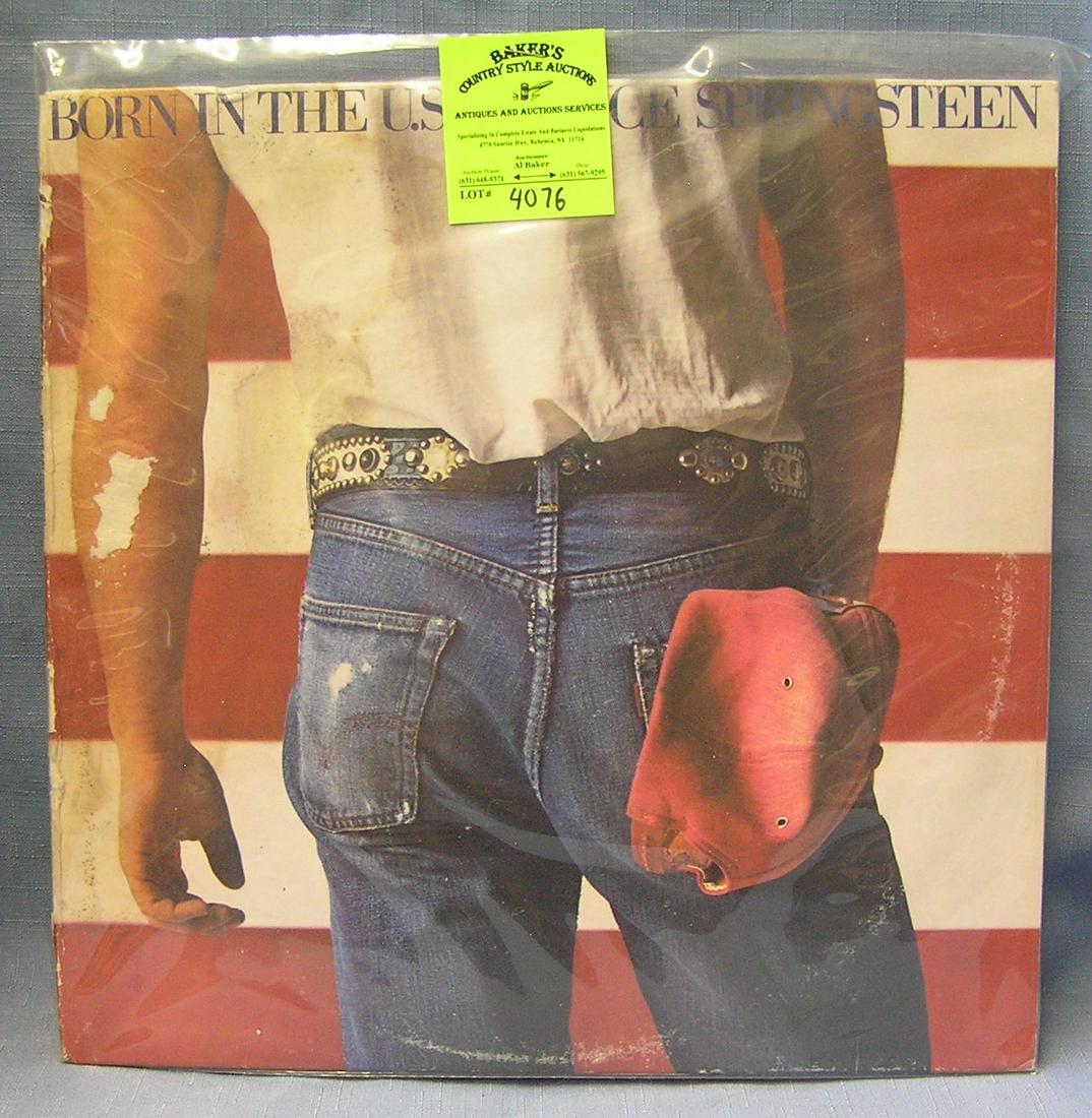 Vintage Bruce Springsteen record album: Vintage Bruce Springsteen record album mint condition est. value $15.00-$20.00