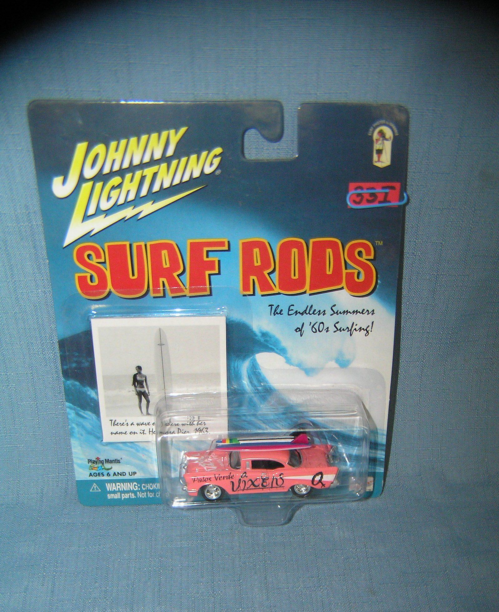 Vintage Johnny Lightning the Challengers: Vintage Johnny Lightning custom surf rod car mint on card est. value $20.00-$25.00