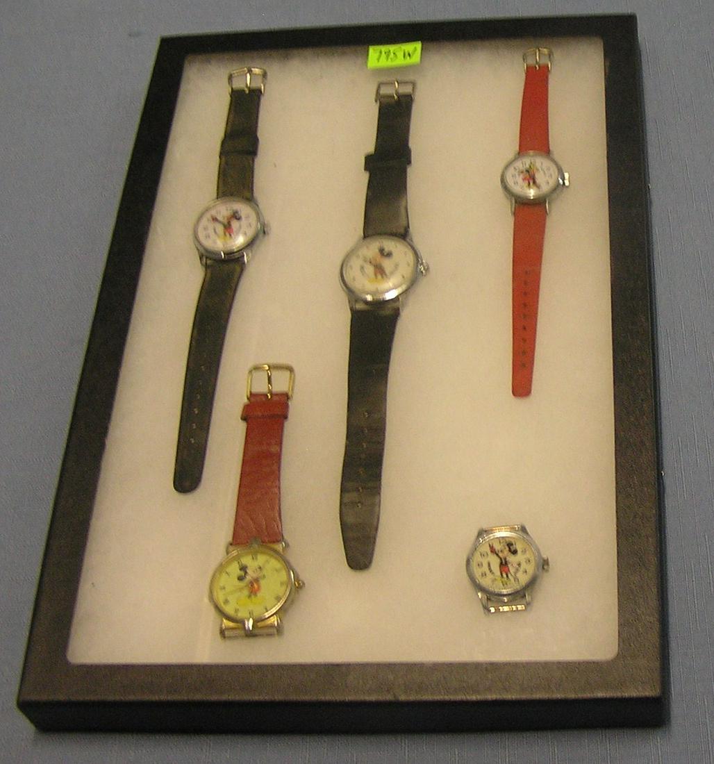 Vintage Mickey & Minnie Mouse Wrist watches: Vintage Mickey & Minnie Mouse Wrist watches