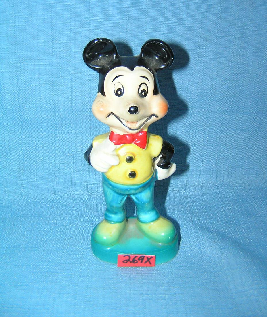 Early Mickey Mouse hand painted ceramic figure: Early Mickey Mouse hand painted ceramic figure 5 1/2 inches tall est. value $40.00-$50.00
