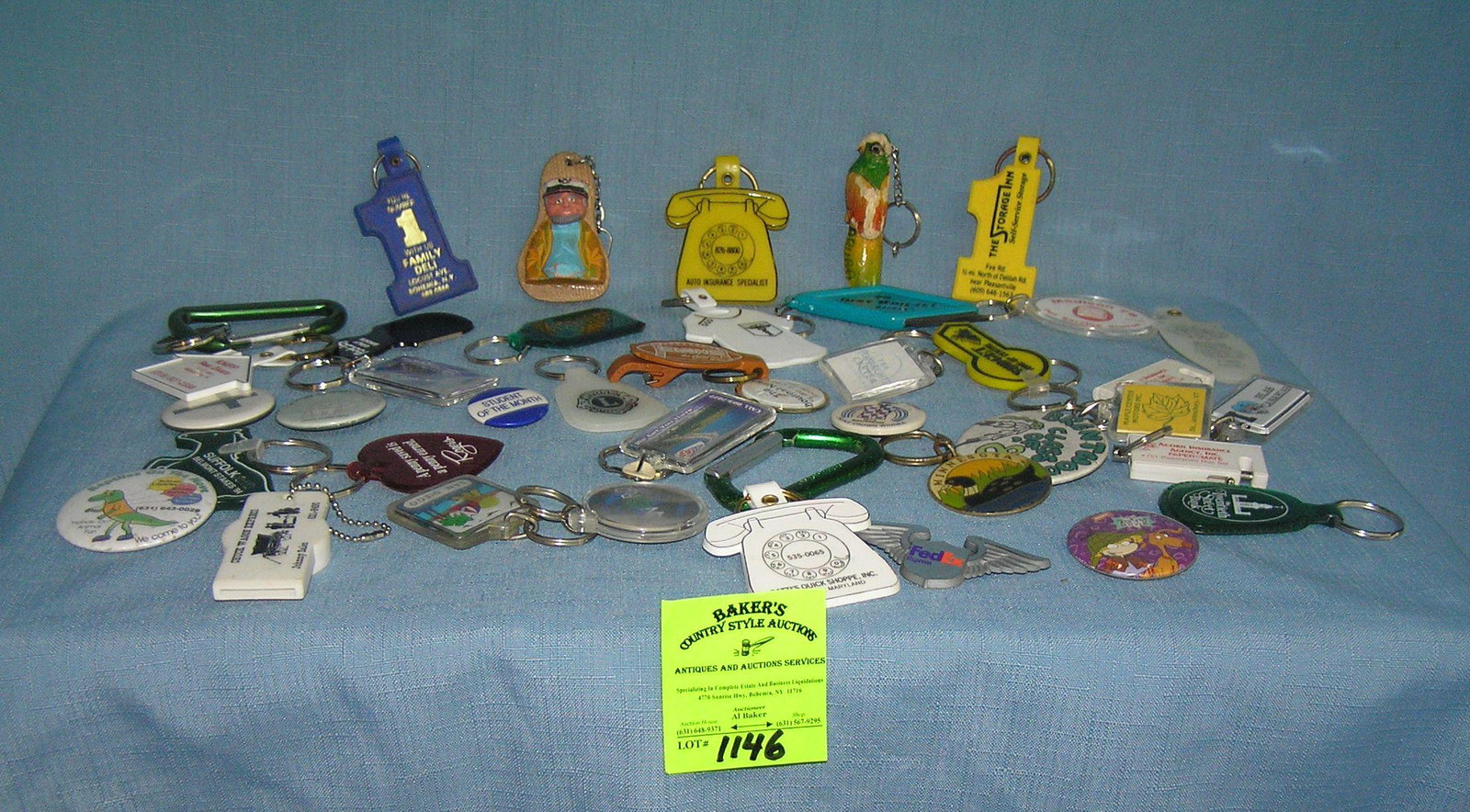 Vintage key chains and collectibles: Large collection of vintage key chains and collectibles $40.00-$45.00