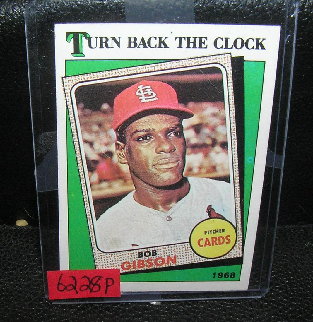 Vintage Bob Gibson all star baseball card: Vintage Bob Gibson all star baseball card est. value $25.00-$30.00