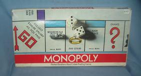Vintage Monopaly board game by Parker Brothers: Vintage Monopaly board game by Parker Brothers est. value $25.00-$30.00