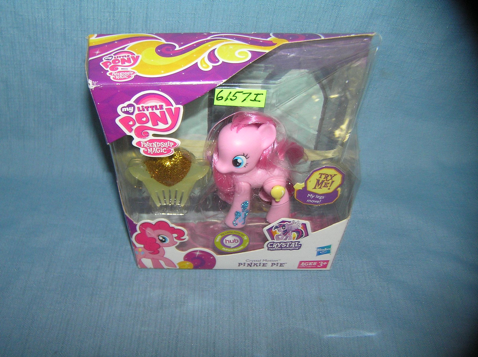 My Little Pony figure and accessory: My Little Pony figure and accessory mint in package by Hasbro Toys est. value $20.00-$25.00