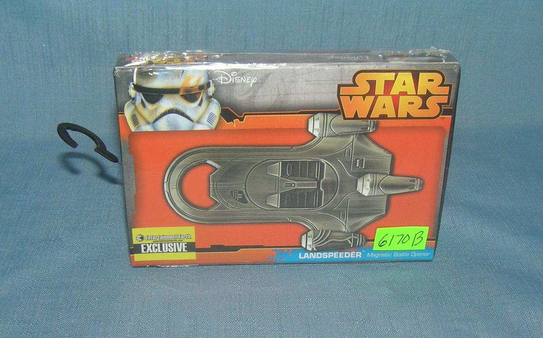Star Wars Land Speeder figural bottle opener: Star Wars Land Speeder figural magnetic bottle opener est. value $25.00-$30.00
