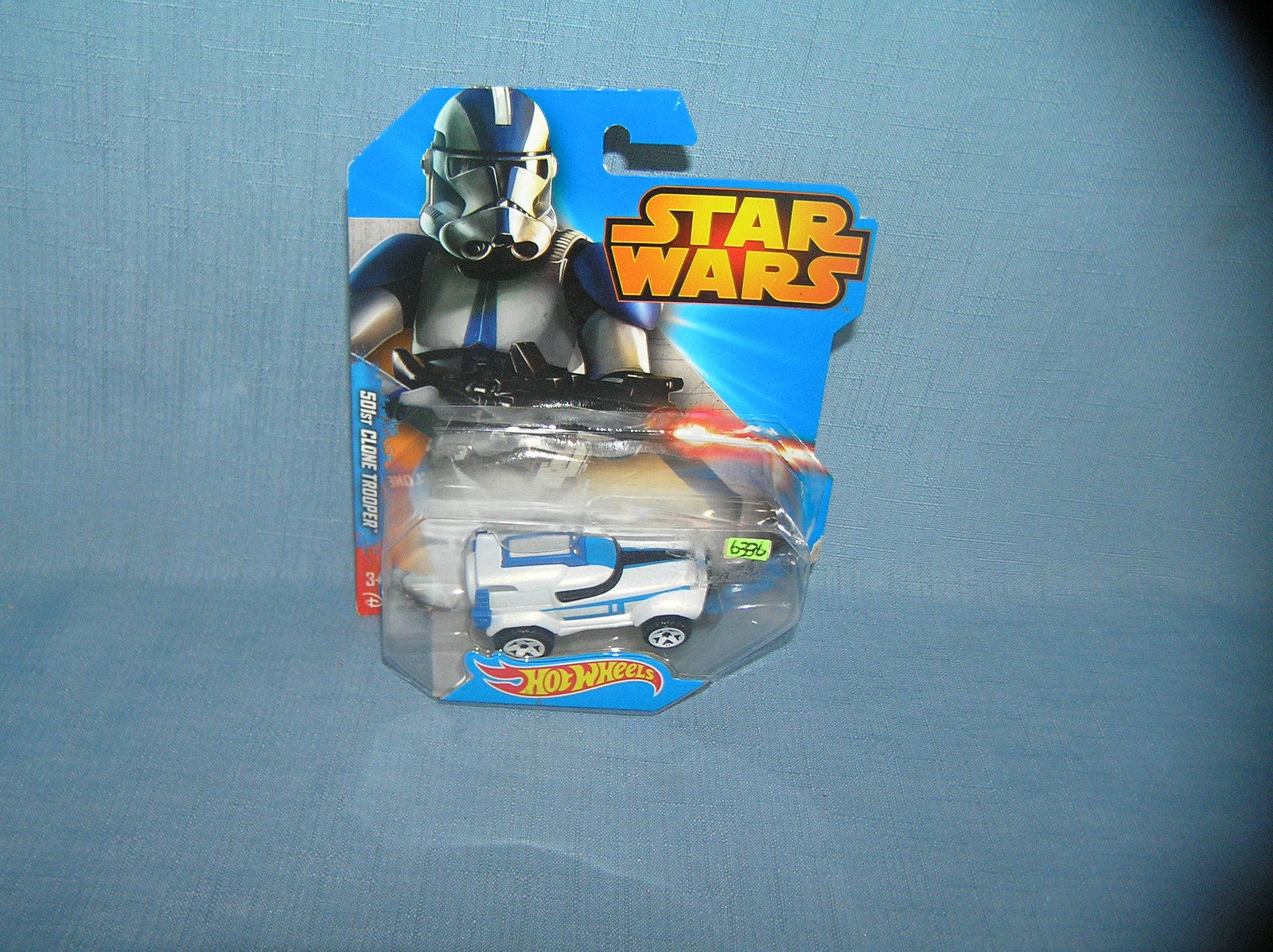 Star Wars 501st Clone Trooper Hot Wheels vehicle: Star Wars 501st Clone Trooper Hot Wheels vehicle mint on card est. value $20.00-$25.00